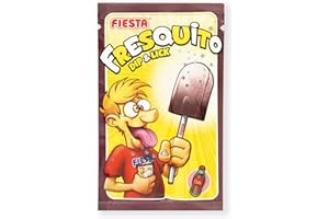 FIESTA Fresquito Caramelo con Palo en Sobre con Polvo Acidulado Sabor Cola - Caja de 40 unidades