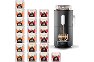 CAFE ROYAL SWITZERLAND PROFESSIONAL Machine à Café CoffeeB Globe Noir + Pack Découverte 180 Coffee Balls Espresso | 90 Boules Espresso Forte + 90 Boules Espresso Suprémo - 100% Compostables