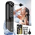 Hommie Ear Wax Removal Kit Electric Ear Syringe Cleaner Wax Remover Irrigation System With 4 Pressure Modes & 4 Reusable Nozzles IPX7 Waterproof for Shower Use With Basin
