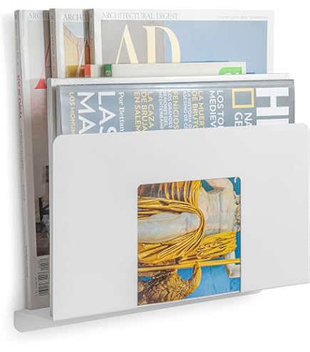 Présentoir De Table En Acier Mesh Format 1/3 A4 - 3 Compartiments Pour Magazines Et Dépliants, Couleur Noire