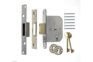 ERA Viscount 2.5-inch/ 64mm 5 Lever High Security Mortice Deadlock - Chrome Effect