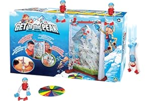 Get To The Peak - The Competitive Climbing Game, 2 Player, Race to the Top, Simple and Addictive Family Fun, Highly Replayable Strategy Game, Suitable for Ages 4+
