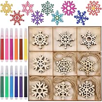 30 Pezzi Pendente Fiocchi di Neve Natale Fiocchi di Neve di Natale