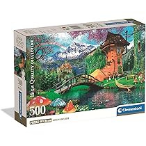Clementoni - Puzzle 500 Pezzi per Adulti e Ragazzi, Collection, Tema Notte al Cafè di Parigi, Idea Regalo Uomo e Donna, Made in Italy, 49x36 cm, 35571