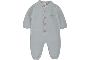 Minora Gestrickter Unisex Strampler für Baby Jungen und Mädchen Schneeanzug Neugeborene Wollwalk Winter Schneeanzug