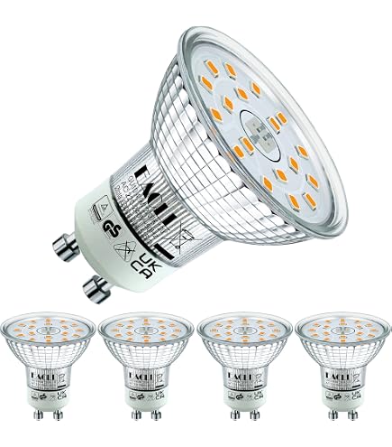 Douilles GU10 En Céramique - Lot De 6 - Câble Silicone 15cm 0.75mm² - Résiste Jusqu'à 600°C - Pour LED/halogène - 0-250V, 0-300W