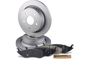 BESTPRICE BESTPRICE Bremsensatz Hinterachse inkl. Bremsscheiben Ø 352 mm Belüftet + Bremsbeläge hinten Kompatibel mit DODGE RAM 1500