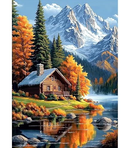 DOMROM Kit Per Pittura A Diamante Per Adulti, Set Di Immagini Per