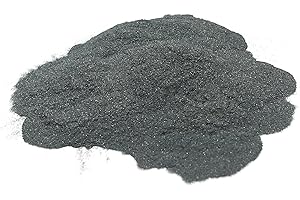 PYROPOWDERS.DE Carburo de silicio, SiC, aprox. 30 µm, F320 (FEPA), oscuro/negro, duro, polvo abrasivo, CAS 409-21-2 [1,00 kg]
