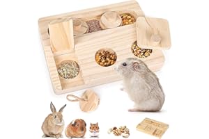 Bogoro Meerschweinchenspielzeug 6-in-1 für Hamster und Kaninchen, Zubehör