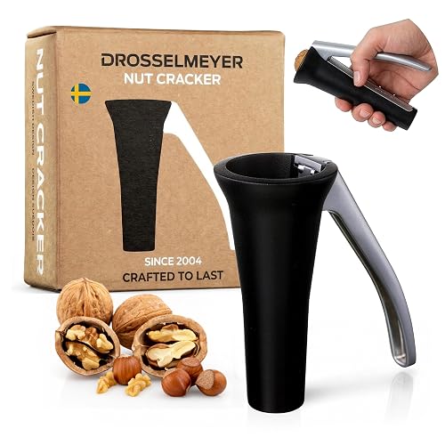 Drosselmeyer Design-Nussknacker, schwarz