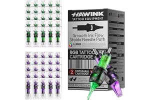 HAWINK Tattoonålar Kit för Tatueringspistol Professionell 50ST