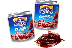 Chipotles in Adobo Clemente Jaques 220 g (lot de 2) Sauce épicée du Mexique Viva Mexico Collection by Mexhaus