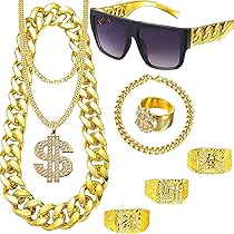Gouden Grills en Bodem Set Hip Hop Rapper Gouden Vergulde Hip Hop Gepolijste Tanden Cosplay Party Tand Plating Body Sieraden voor Mannen Vrouwen