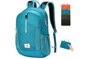 SKYSPER Mochila Plegable Antirrobo con Protección RFID, 20L Mochila de Excursión Mochila Pequeña para Hombre Mujer Senderismo Viajes Sport