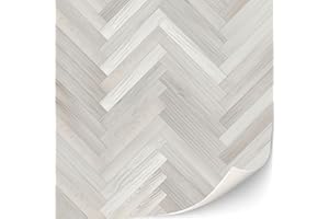 TexturKontor 3 hojas autoadhesivas para casas de muñecas, escala 1:12 (parquet de espiga de roble blanco)