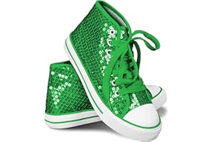 SPRINT SPORT Think Jeck! Pailletten Schuhe Damen Glitzer Sneaker auch als Wendepailletten wählbar Halbhoch Damenschnürer Disco