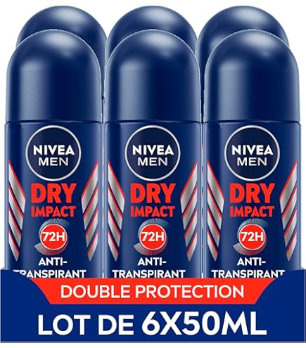 NIVEA MEN DEEP Roll-on Deodorant 6 X 50 Ml, Men's Deodorant With Anti-bacterial Formula With Activated Carbon, Anti-breathable Deodorant For 48 H Intense Freshness - View #6