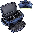 EVAQ8 Medical Bag Navy Blue with Multiple Pockets and Compartments Unkitted Suitable for Community Nursing Paramedics Doctors