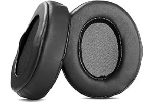 YunYiYi Zamienne ulepszenie poduszek nausznych, kompatybilne ze słuchawkami Audio-Technica BPHS1, pianka z pamięcią kształtu (skóra białkowa)