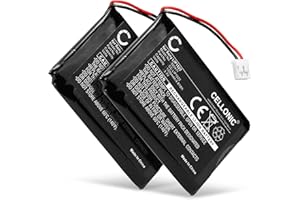 CELLONIC, Battery for Game console compatible with Sony Dualshock 4 V1, LIP1522, CUH-ZCT1E (3.7V, 1300mAh) 2 Pieces