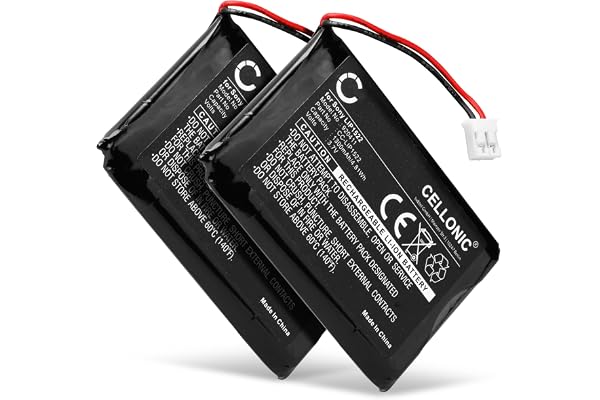 CELLONIC 2X Batterie pour Console de Jeux Compatible avec Sony Dualshock 4 V1, CUH-ZCT1, CUH-ZCT1E, LIP1522 - (1300mAh, 3.7V)