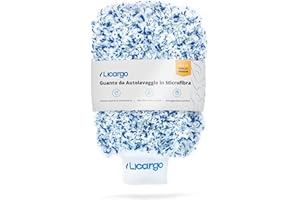 LICARGO® Guanto da Autolavaggio in Microfibra Ultra Morbida - Estremamente Assorbente - Rimuove Facilmente lo Sporco Più Ostinato