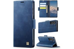 Teeirllim Fodral för Samsung Galaxy S22 Skal, Premium PU Läder flip Plånboksfodral, [RFID-blockering] [Kortplatser] Case m