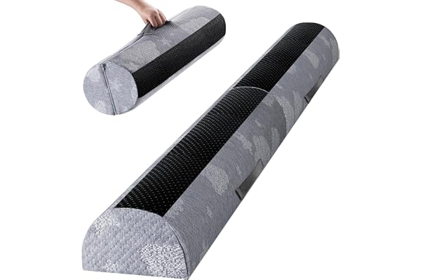 Kohentact Barriere de Securite Enfant Lit 2en1 en Mousse Longue Détachable en 2 Parties Utiliser, Barriere de Lit pour Bébés et Personnes âgées, Facile à Transporter Convient à Tous Les Lits