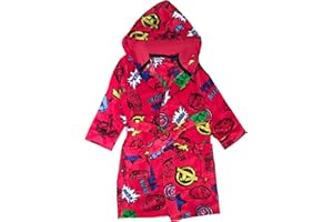 Marvel Avengers, accappatoio con cappuccio, per bambini, età 4-12 anni