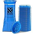 K-Brands Sick Bags 24 Pack - Disposable Emesis Vomit Bags - Leak Resistant & Portable Barf Bags - High Density Nausea Bags for Travel Motion Sickness, Pregnant Women, Car, Bus, Aircraft