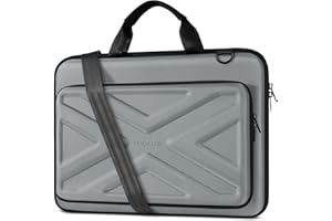 MOSISO Twarda obudowa na laptopa dla mężczyzn i kobiet, torba na komputer, torba na laptopa z przednią kieszenią i paskiem na ramię