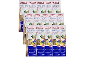 KDJMDL Roberto Grissini Torinesi 15x125g Beutel | ultra-dünne Brotstangen | als Snack, Beilage oder im Büro | auch perfekt zu Käse- oder Salamiplatten