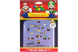 OUT OF THE BLUE Juego de 23 imanes de Super Mario