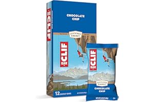 Clif Bar Energy Bar Chocolate Chip, 12 x 68g