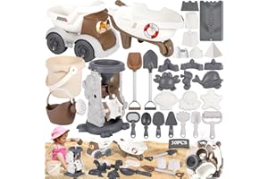 ZLPBAO Jouet de Plage, 30 PCS Kit de Jeu de Plage Enfant Jeux Sable, Jouets de Plage pour Enfants, Pelle Outil de Sable Kits, Jouets de Sable Ensemble,Jeux d'eau Exterieur pour Enfants