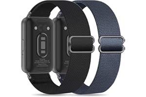 EverAct Elastic Bracelet Compatible with Samsung Galaxy Fit 3 Replacement Strap Watch Strap Accessories for Samsung Galaxy Fit 3 SM-R390 Nylon Replacement Strap Sports Watch Strap Women Men