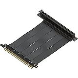 LINKUP - {10cm} PCIE 3.0 16x Carte d'Extension de Port PCI Express Blindée à Très Haute Vitesse┃Douille à 90 Degrés