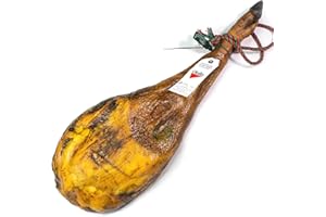 OLALLA Jambon Pata Negra Iberique Cebo de Campo Iberique (Epaule) 50% Iberique - Charcuterie Espagnole - Jamon Iberico Espagnol Cru - Saucisson Sec - Viande Seché - Panier Gourmand 5-5,5 kg