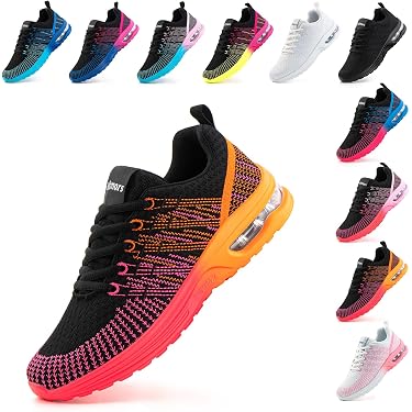 Chaussures De Sport Femme Légères Et Respirantes - Tige En Maille, Semelle EVA Antidérapante - Pour Fitness, Marche, Quotidien - 5