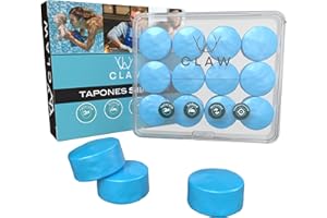 CLAW PROJECT CLAW 12 Unidades Tapones oídos dormir sin ruido silicona - Tapones Aislamiento del Sonido 30dB - Protección sobre cualquier ruido - Ajustables a la forma del oído