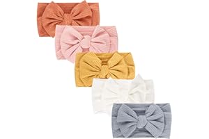 DRESHOW Diademas Bebé Niña Nylon Mariposa Diadema Elástica Niñas Banda Para Cabeza Accesorio para El Pelo Bebe Niñas Recien Nacida