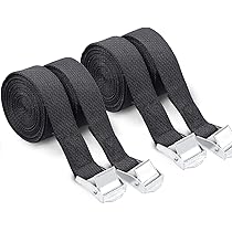 REJOECE 3-Pack Heavy Duty Ratchet Tie Down Straps - 3m X 25mm, 200kg Capacity With Quick Release Buckles