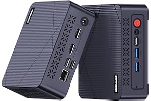 origimagic Mini PC N97 Processore C1(fino a 3,6 GHz) 16 GB DDR4/512 GB SSD, mini desktop pc per Pre-OS11 pro/WiFi 5/ BT5.1/RJ45/HDMI 2.0/4K UHD triplo schermo, PC per casa/aziende/istruzione