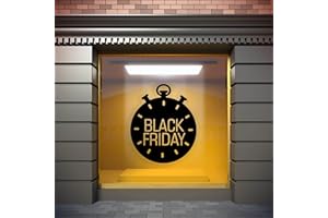 Oedim Vinilos para Escaparates Decoración Rebajas, Cronómetro, 100x120cm, Vinilo Adhesivo, Decora tu escaparate, Pegatinas Adhesivas Escaparate, Vinilos para Negocios