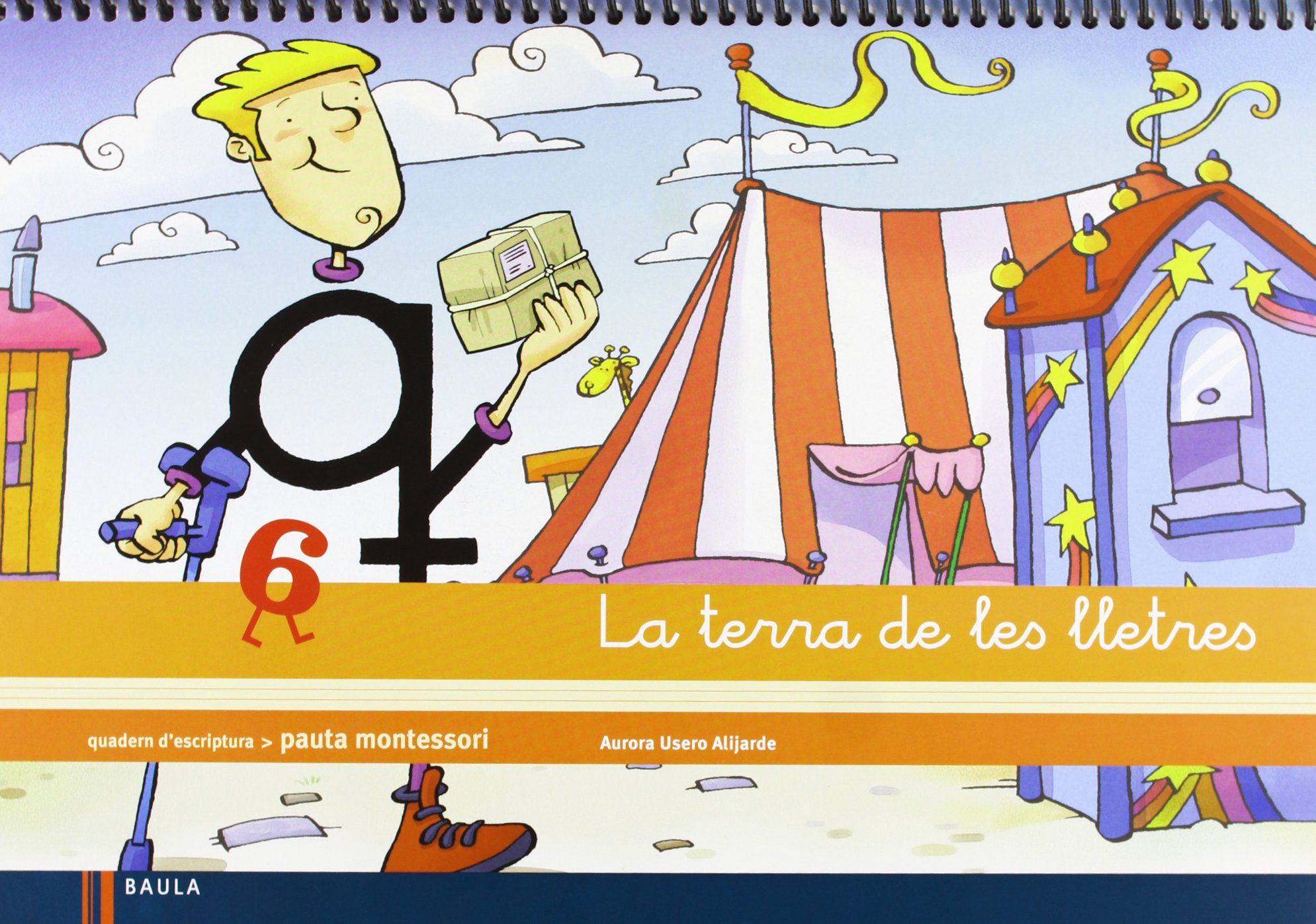 Quadern d'escriptura 6 Infantil La terra de les lletres