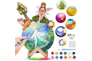 ONLYFUN Bastelset Kinder Mondlicht, Blumenfee Geschenke Mädchen, DIY Blumenfee Garten Nachtlicht Geschenk Spielzeug, Bastelgeschenke für Kinder Mädchen 6 7 8 9 10 11 12 Jahre