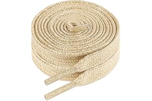 LARGERED Lacci Scarpe,Stringhe Scarpe per Sportive Casual Sneakers,Lacci per Uomo e Donna,Lacci per Scarpe Piatti 8mm Larghe,Lacci per scarpe piatte spesse per scarpe da ginnastica(75cm-180cm)