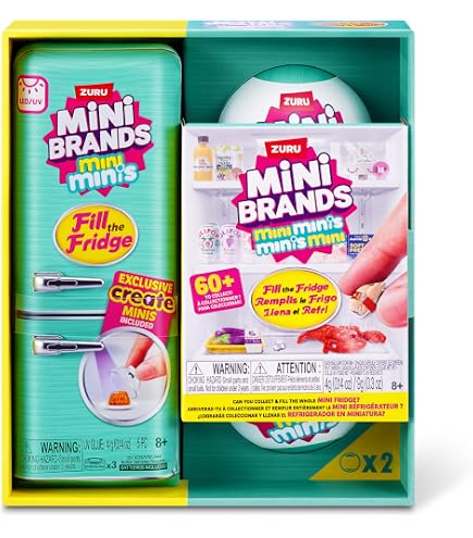 Mini Brands – Mini épicerie Rétro – Série 1 – Coffret Surprise Collection à Compléter