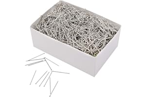 MU MIANHUA 3500 Pieces Head Pins Fine Satin Pin Dressmaker Pins for Crafting Making, Sewing, Length 26 mm